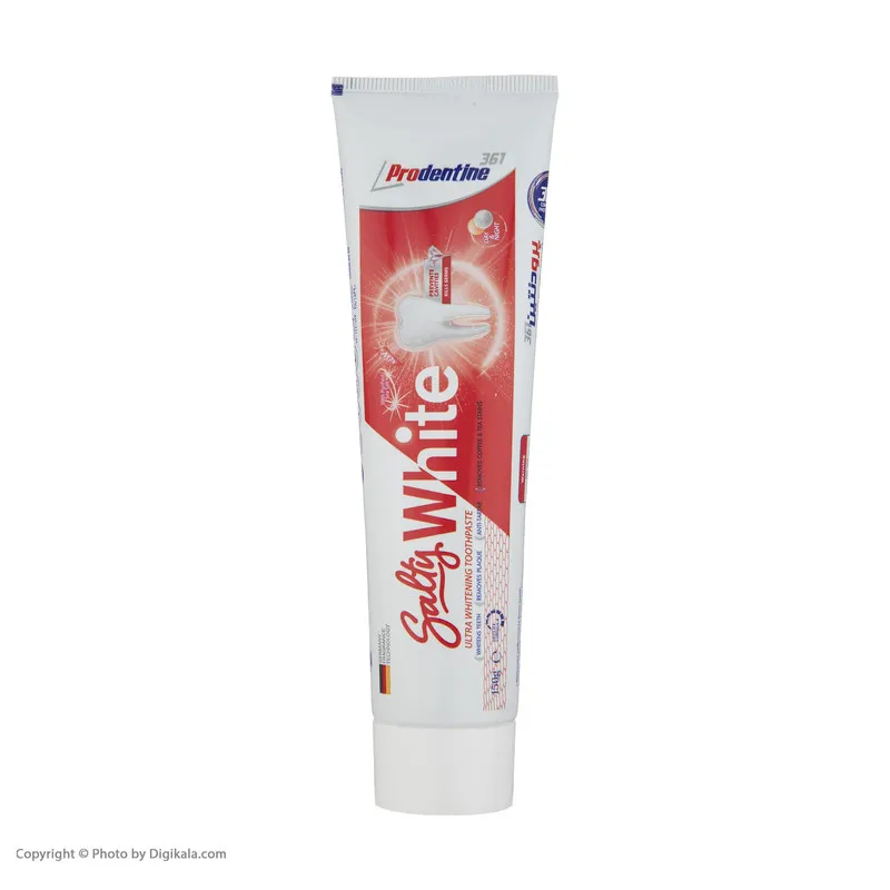 خمیر دندان پرودنتین 361 مدل Salty White وزن 150 گرم - تصویر 3