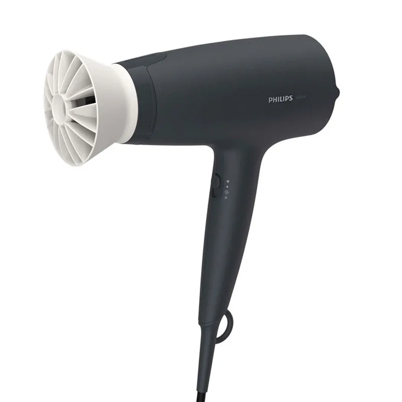 سشوار خانگی 1600 وات فیلیپس مدل BHD302، موتور DC، وزن 280 گرم، دارای سری متمرکزکننده باریک، خشککن ملایم با ویژگی صافکنندگی، با قابلیت باد سرد - تصویر 2