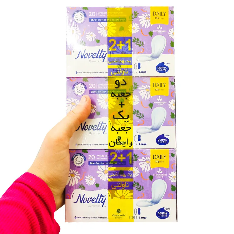 پد بهداشتی ناولتی مدل pruBIG بسته 3 عددی - تصویر 2