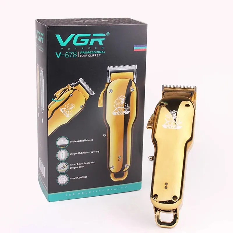 ماشین اصلاح موی سر و صورت وی جی ار مدل V-678 - تصویر 4