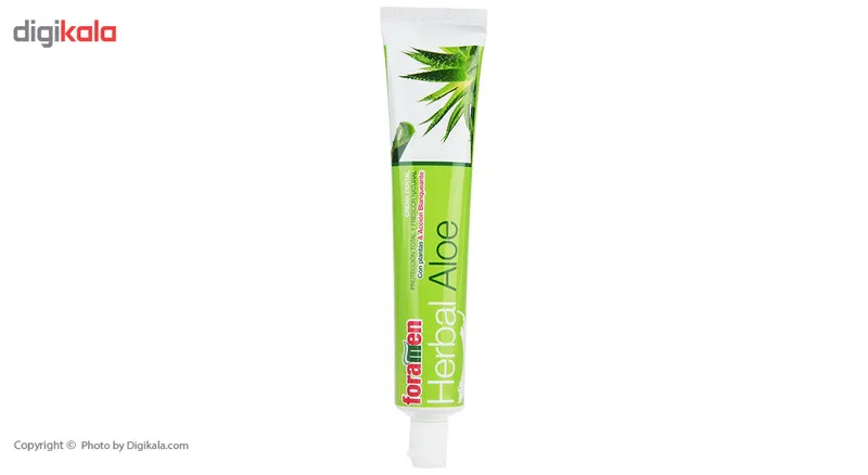 خمیر دندان فورامن مدل Herbal Aloe مقدار 90 گرم - تصویر 2