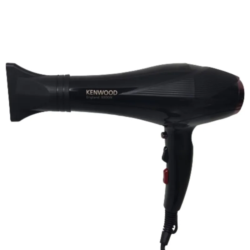سشوار خانگی 2400 وات کنوود مدل KW-1011، موتور AC، وزن 500 گرم، المنت تیتانیوم، دارای سری متمرکزکننده باریک با ویژگی صافکنندگی، با قابلیت تنظیم دما، باد سرد، سیم گردان - تصویر 2