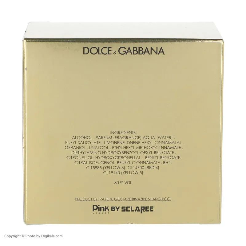 ادو پرفیوم زنانه اسکلاره مدل DOLCE GABBANA حجم 100 میلی لیتر - تصویر 6