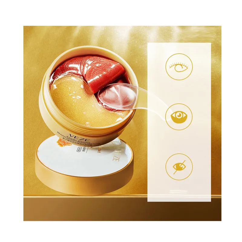 ماسک دور چشم وزه مدل خاویار وزن 170 گرم بسته 60 عددی - تصویر 4
