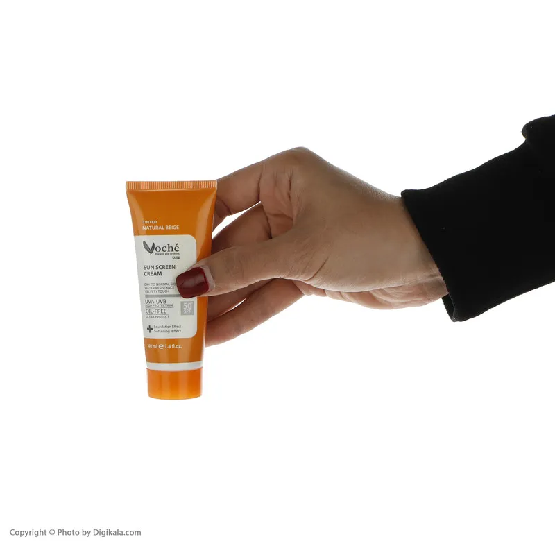 کرم ضد آفتاب رنگی وچه SPF50 مدل Ultra Protect مناسب انواع پوست حجم 40 میلی لیتر - تصویر 5