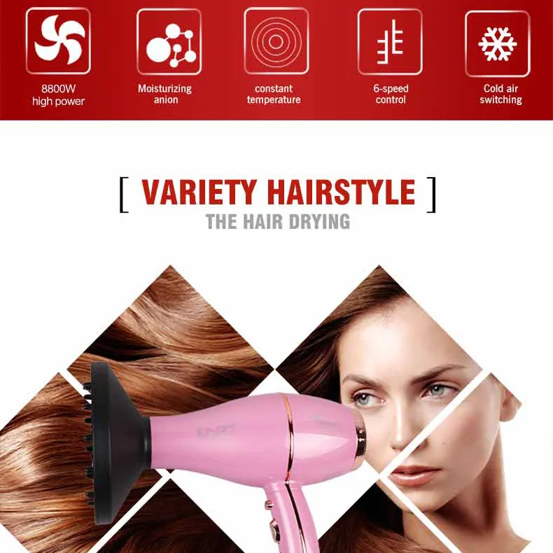 سشوار حرفه ای انزو پروفیشینال مدل EN-8869 - تصویر 3