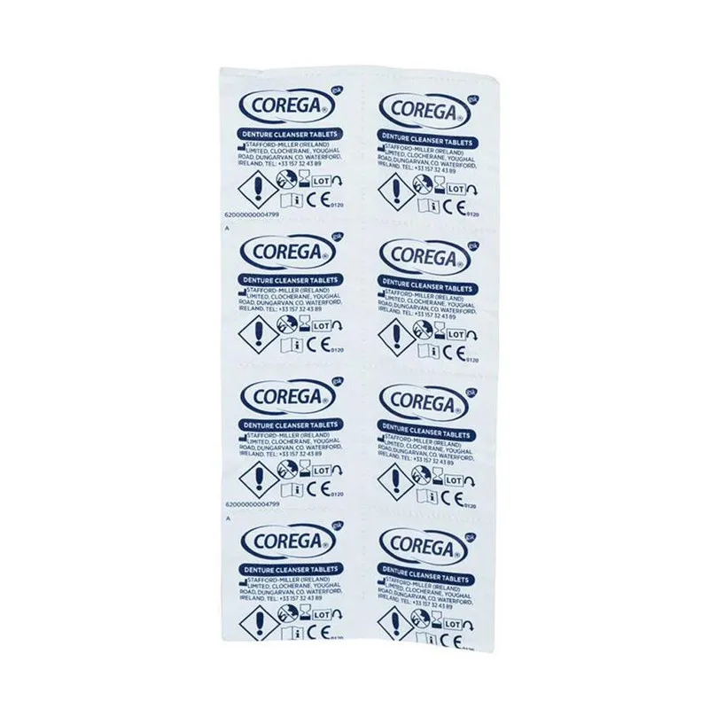 قرص تمیز کننده دندان مصنوعی کورگا مدل Bio Formel بسته 34 عددی - تصویر 2