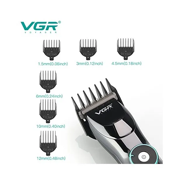 ماشین اصلاح موی سر و صورت حرفه ای وی جی ار مدل V-256 - تصویر 6