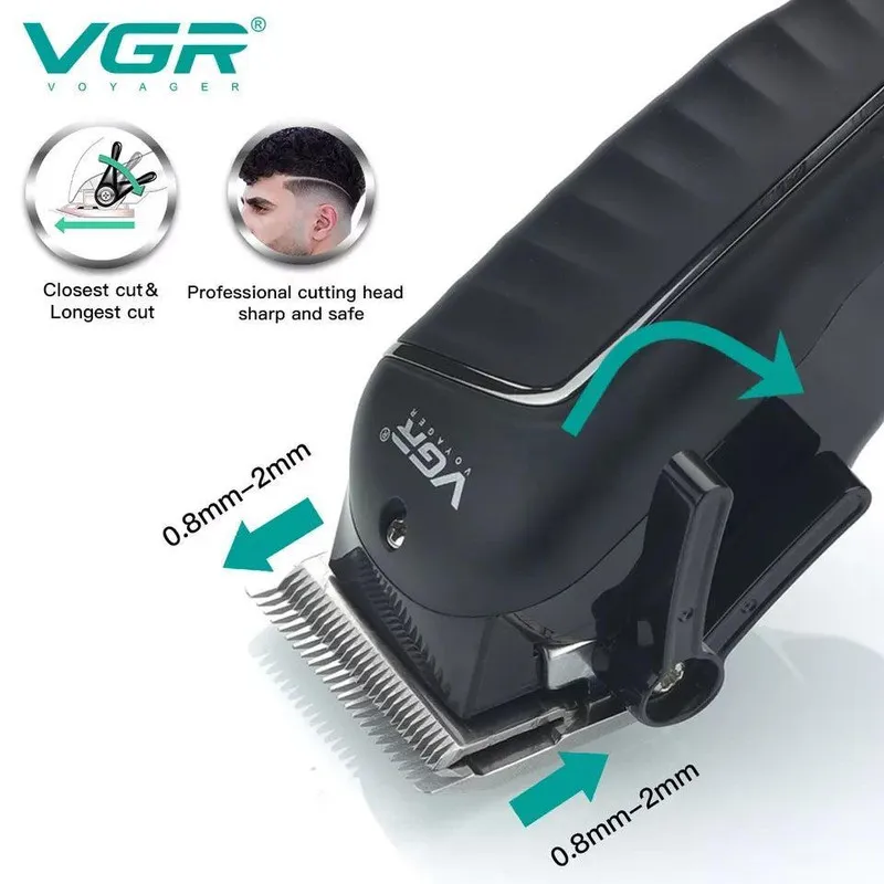 ماشین اصلاح موی سر و صورت وی جی ار مدل V-683 - تصویر 4