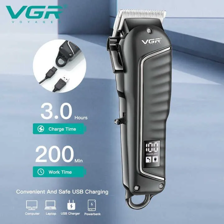 ماشین اصلاح موی سر و صورت وی جی ار مدل V-683 - تصویر 6
