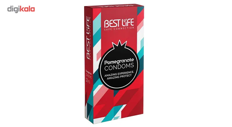 کاندوم بست لایف مدلPomegranate بسته 12 عددی - تصویر 2
