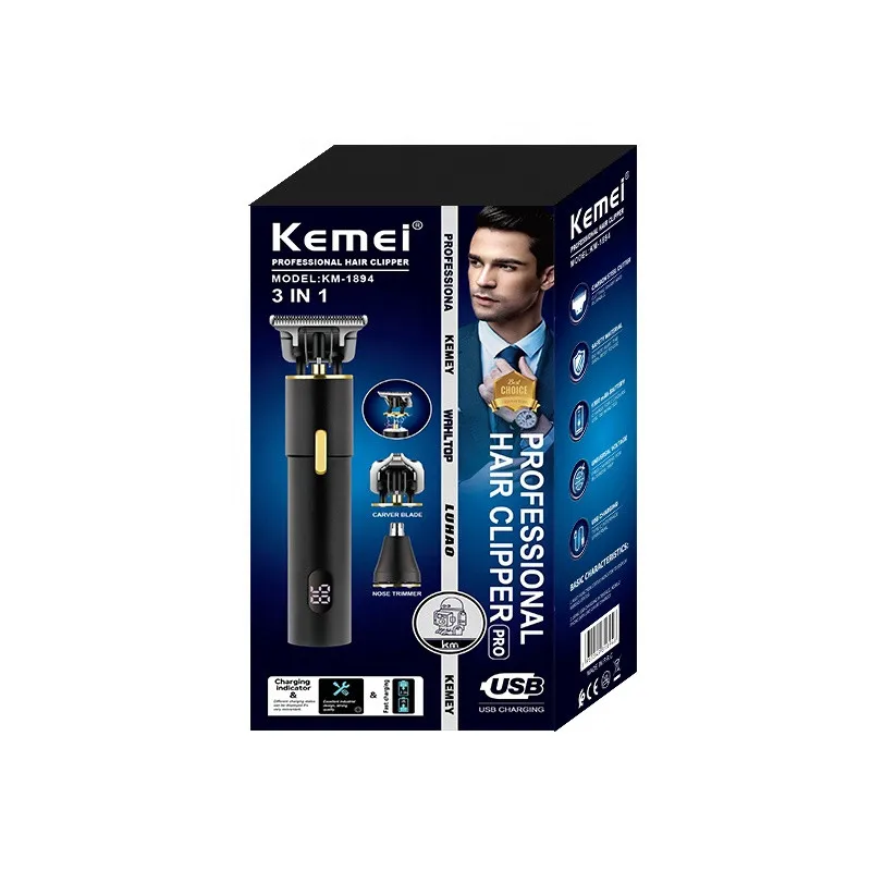 ماشین اصلاح موی سر و صورت کیمی مدل KM-1894 - تصویر 6