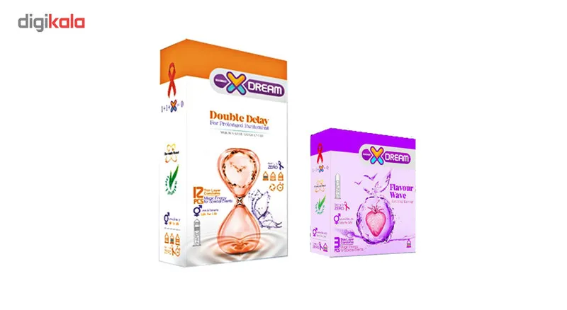 پک بهداشتی جنسی ایکس دریم مدل X4 مجموعه 2 عددی - تصویر 2