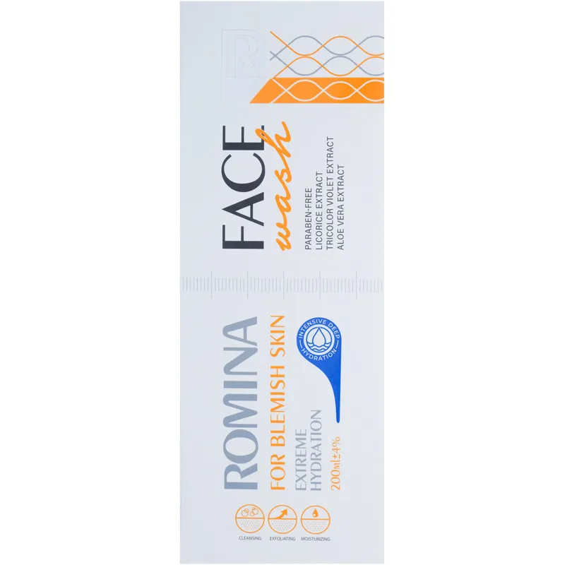 ژل شستشوی صورت رومینا مدل Extreme Hydration حجم 200 میلی لیتر - تصویر 2