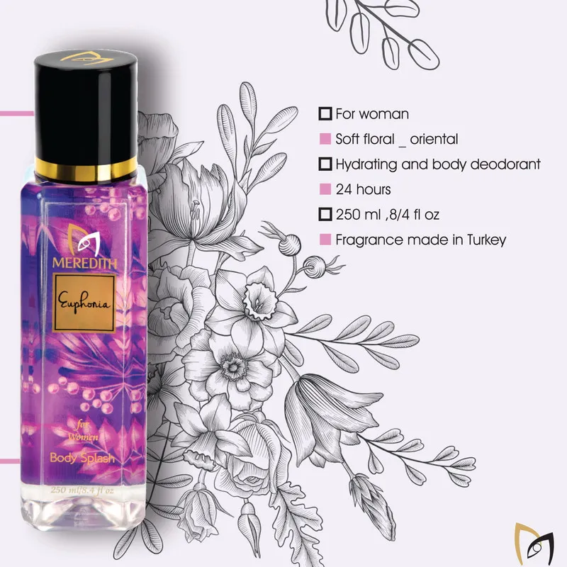 بادی اسپلش زنانه مردیت مدل ایفوریا حجم 250 میلی لیتر - تصویر 3