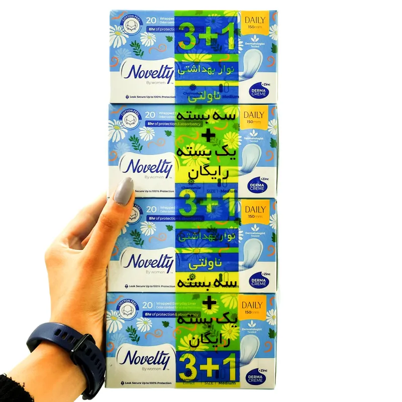 پد بهداشتی ناولتی مدل MED مجموعه 4 عددی - تصویر 2
