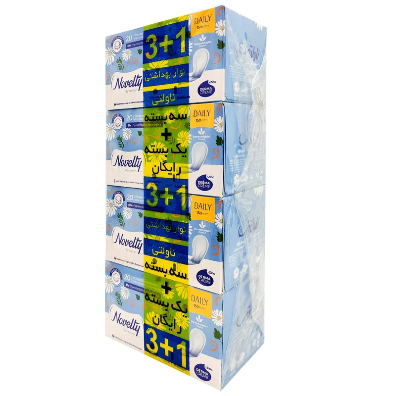 پد بهداشتی ناولتی مدل MED مجموعه 4 عددی - تصویر 3