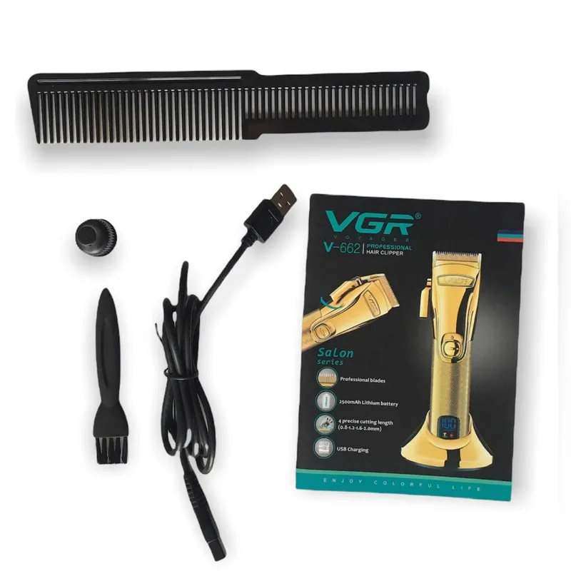 ماشین اصلاح موی سر و صورت وی جی ار مدل V-662 - تصویر 5