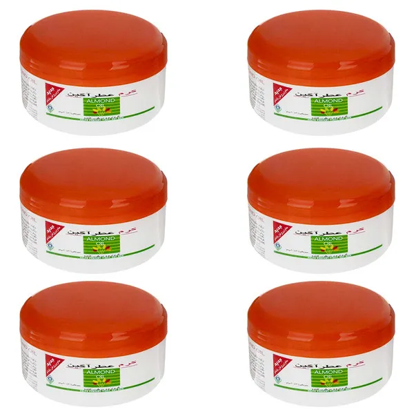 کرم نرم کننده عطرآگین مدل بادام حجم  200 میلی لیتر مجموعه 6 عددی