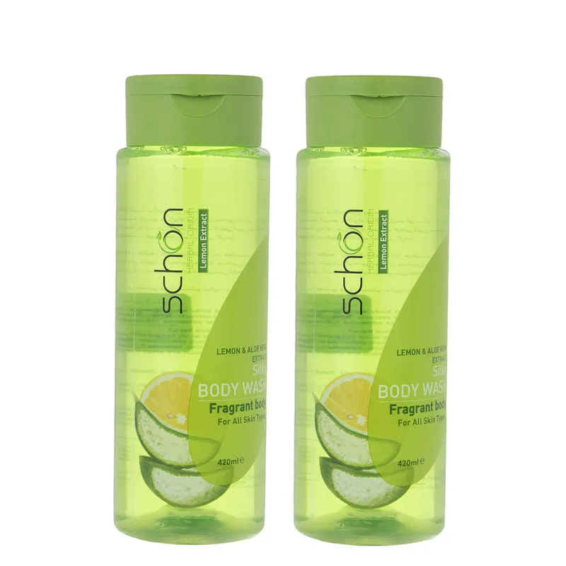 شامپو بدن شون مدل Aloevera and Lemon حجم 420 میلی لیتر مجموعه 2 عددی