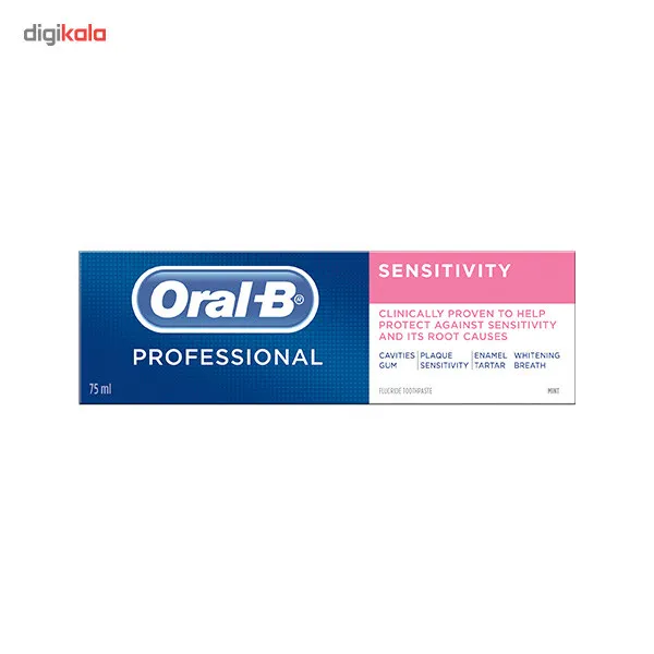 خمیر دندان اورال-بی سری Professional مدل Sensitivity حجم 75 میلی لیتر - تصویر 2