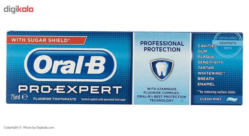 خمیر دندان اورال-بی سری Pro-Expert All Around Protection مدل Clean Mint حجم 75 میلی لیتر - تصویر 4