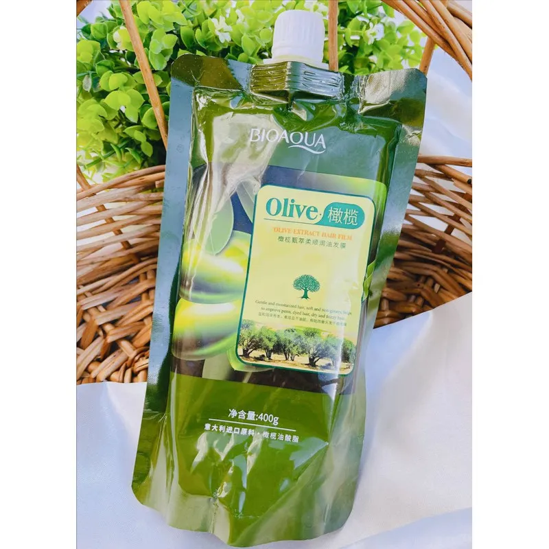 ماسک مو بایو آکوا مدل Olive وزن 400 گرم  - تصویر 2