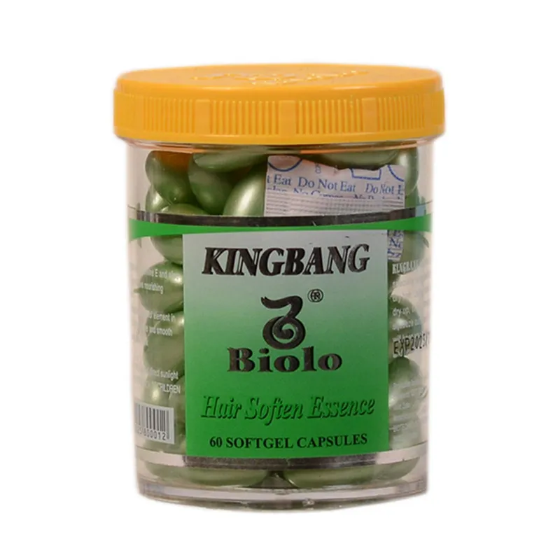 کپسول تقویت کننده مو کینگ بنگ مدل کراتین کد Biolo حجم 60 میلی لیتر بسته 60 عددی - تصویر 2