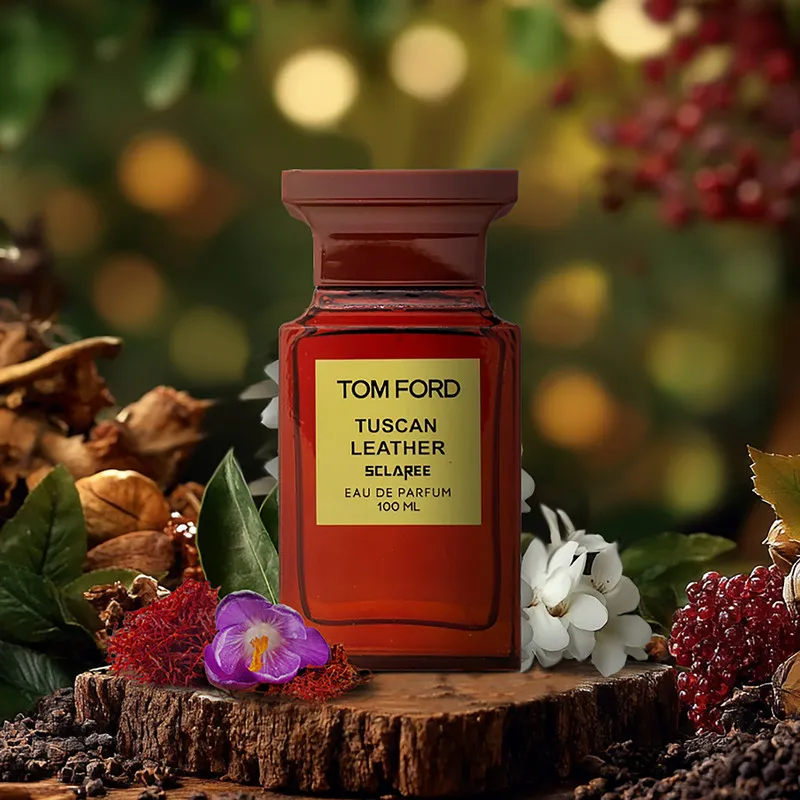 ادو پرفیوم مردانه اسکلاره مدل Tom Ford Tuscan Leather با رایحه گرم و تلخ حجم 100 میلی لیتر - تصویر 6