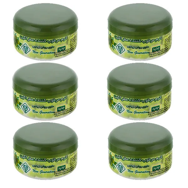 کرم نرم کننده عطرآگین مدل زیتون حجم 200 میلی لیتر مجموعه 6 عددی