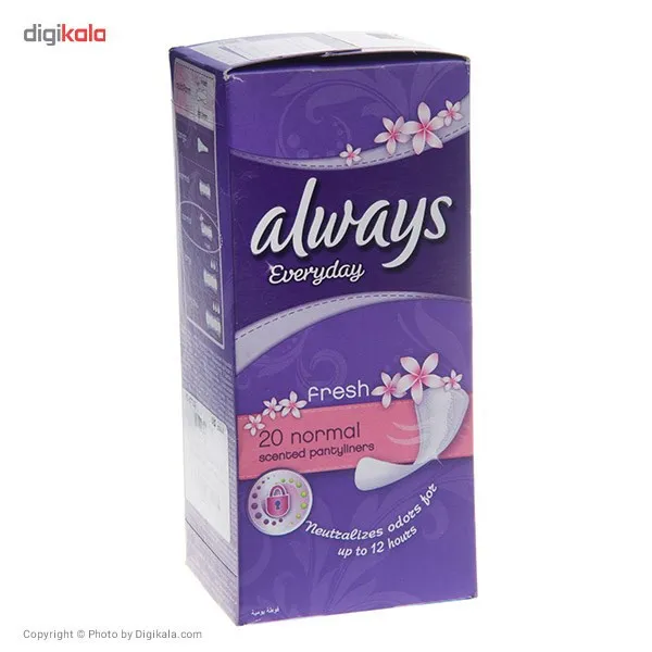 پد بهداشتی الویز مدل Normal Fresh Panty Liners بسته 20 عددی - تصویر 3