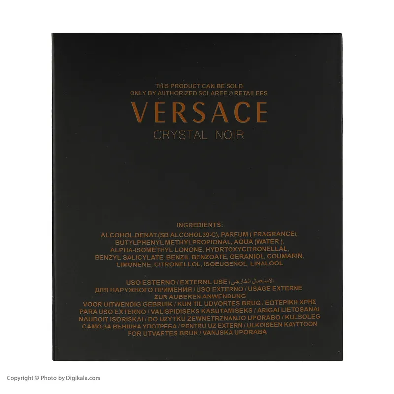 ادوپرفیوم زنانه اسکلاره مدل Versace Crystal Noir حجم 100 میلیلیتر - تصویر 4