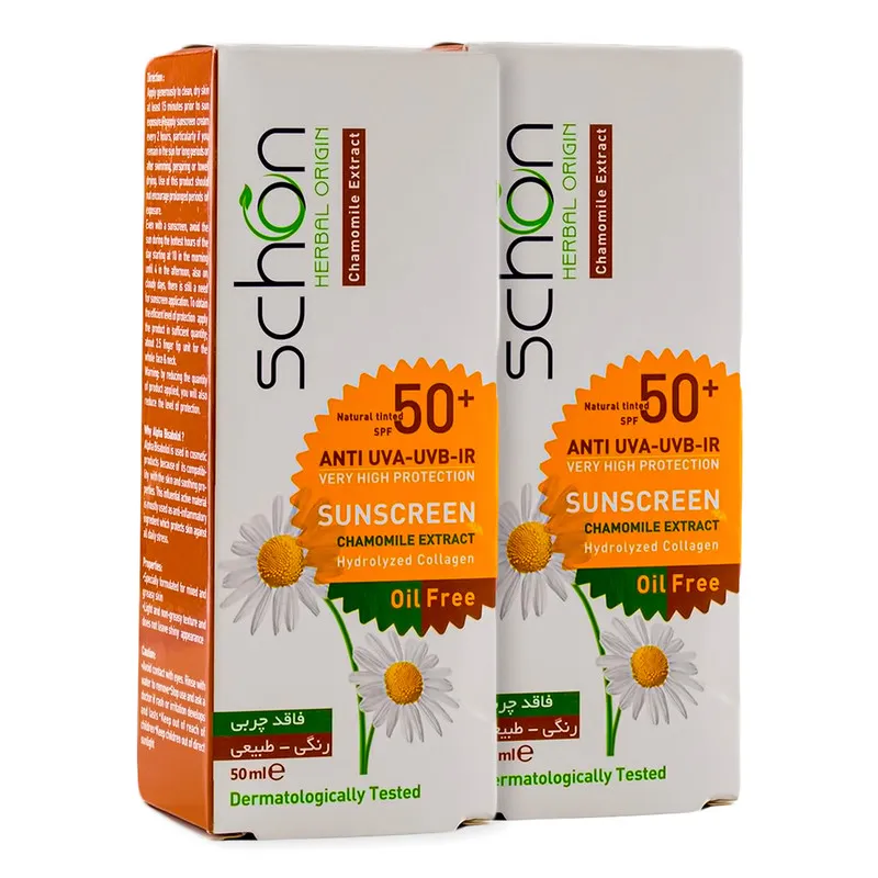 کرم ضد آفتاب شون مدل 01 حجم 50 میلی لیتر بسته 2 عددی - تصویر 2