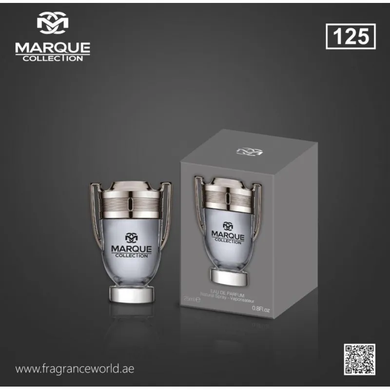 عطر جیبی مردانه مارکویی کالکشن مدل Paco Rabanne Invictus کد 125 حجم 25 میلی لیتر - تصویر 3