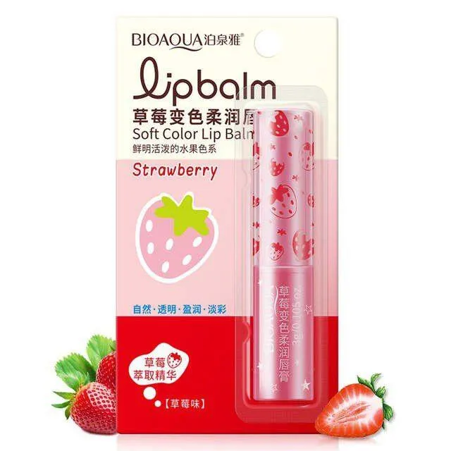 بالم لب بایو آکوا مدل Strawberry - تصویر 3