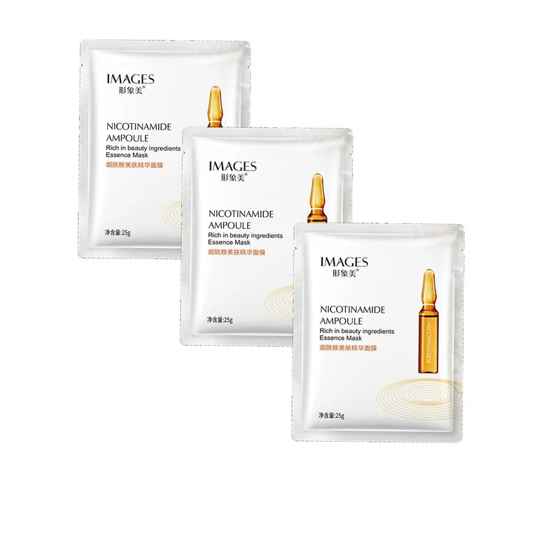 ماسک صورت ایمجز مدل nicotinamide ampoule وزن 25 گرم بسته 3 عددی - تصویر 2