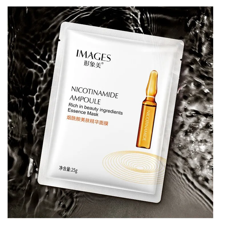 ماسک صورت ایمجز مدل nicotinamide ampoule وزن 25 گرم بسته 3 عددی - تصویر 3
