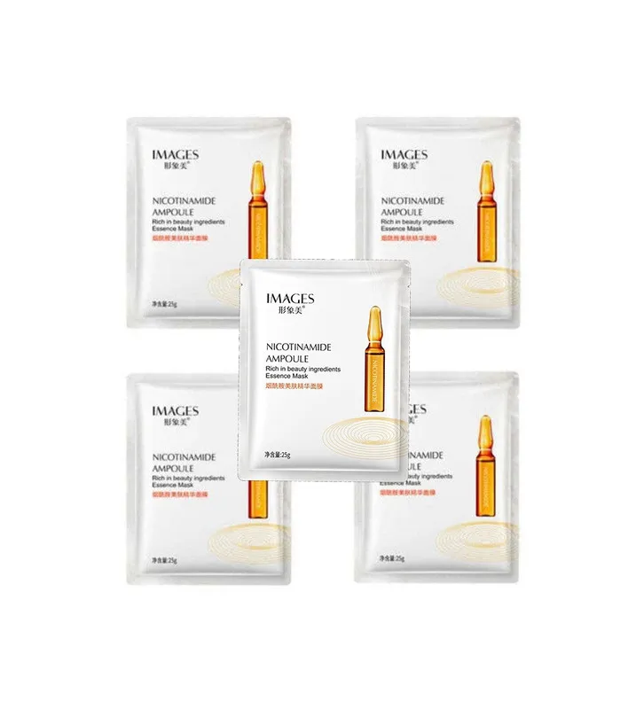 ماسک صورت ایمجز مدل nicotinamide ampoule وزن 25 گرم بسته 5 عددی