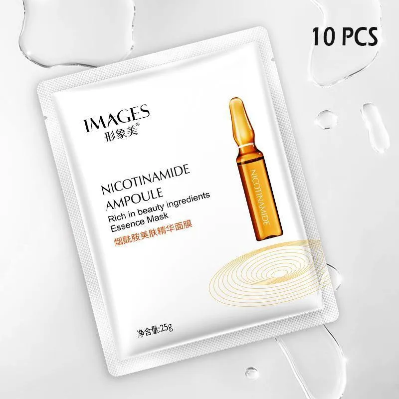 ماسک صورت ایمجز مدل nicotinamide ampoule وزن 25 گرم بسته 5 عددی - تصویر 2