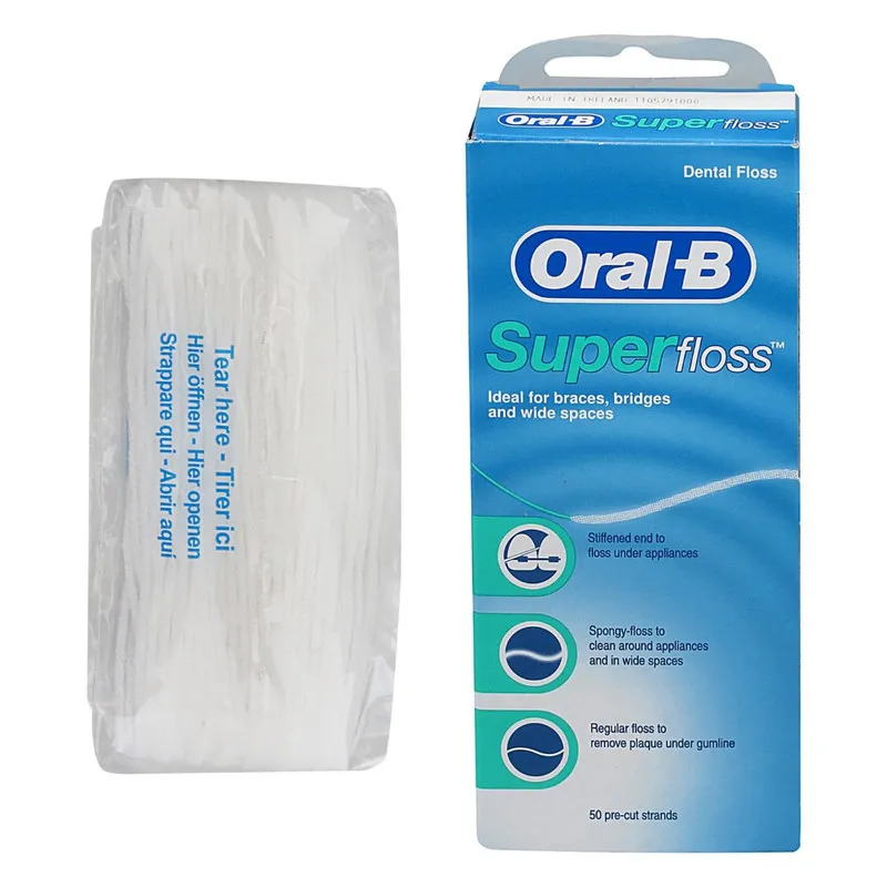 نخ دندان اورال-بی مدل superfloss - تصویر 6