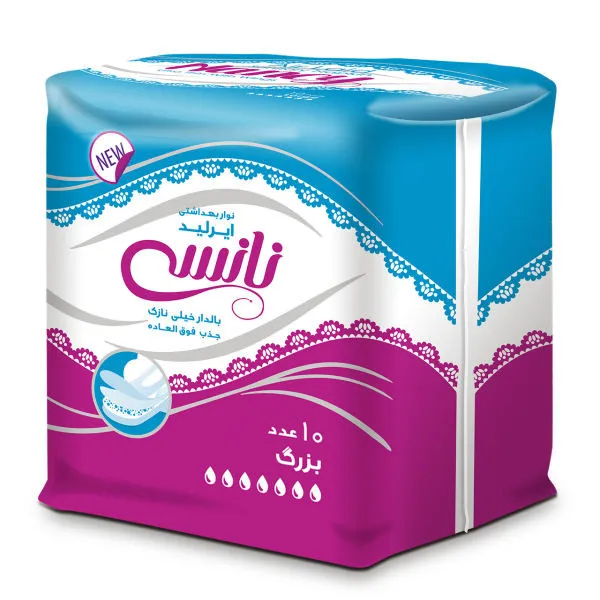 نوار بهداشتی نانسی مدل air laid بزرگ - تصویر 2