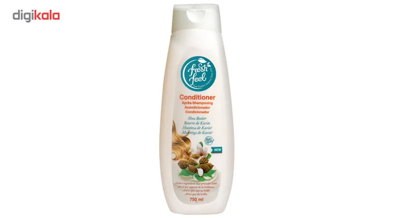 نرم کننده آبرسان و ضد خشکی مو فرش فیل مدل Shea Butter حجم 750 میلی لیتر - تصویر 2