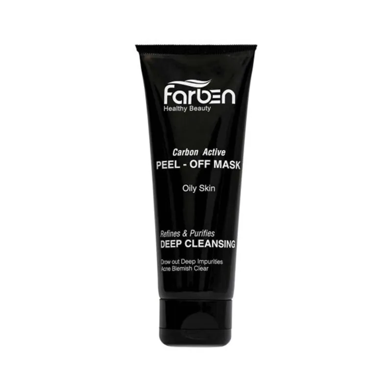 ماسک صورت فاربین مدل carbon active حجم 60 میلی لیتر - تصویر 2