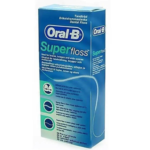 نخ دندان اورال-بی مدل Super Floss - تصویر 2