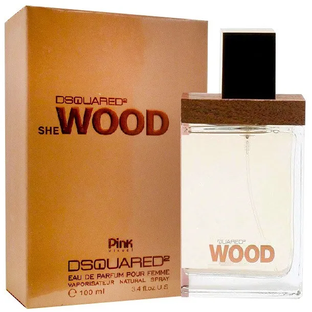 ادو پرفیوم زنانه پینک مدل She Wood DSQUARED حجم 100 میلی لیتر - تصویر 2