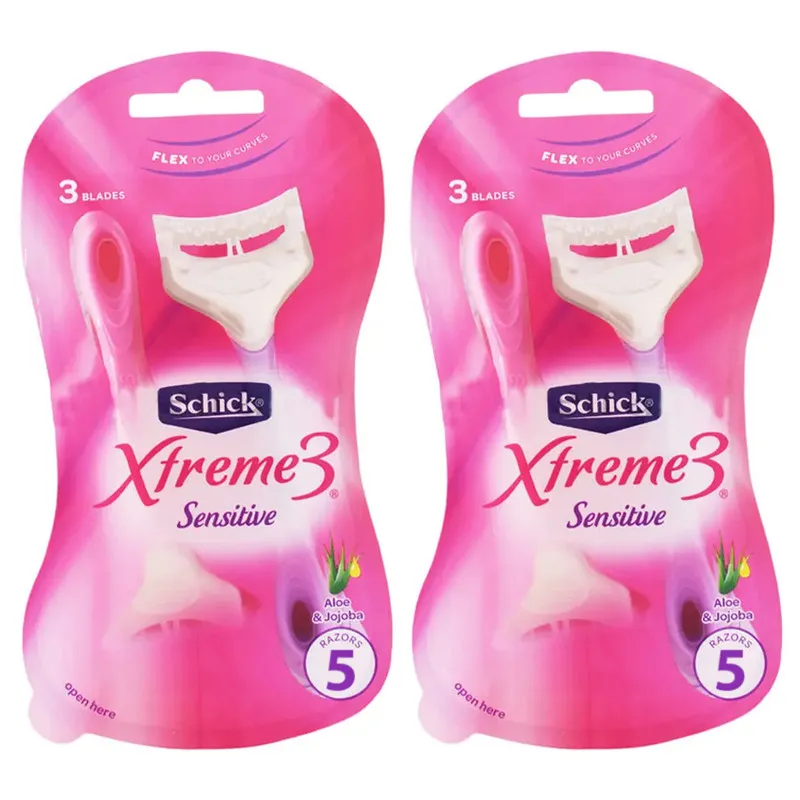 خود تراش شیک مدل SH_xtreme3_sensitive مجموعه 2 عددی - تصویر 2
