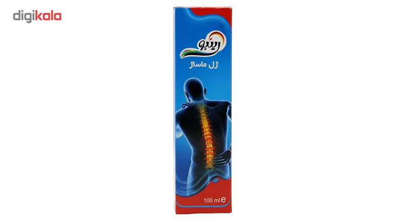 ژل ماساژ و ضد درد رینبو مدل Massage Gel حجم 100 میلیلیتر با عصارههای رزماری، گزنه، آویشن، بابونه، مورد، رازیانه و کرفس همراه با اسپری ضد درد مجوز سازمان غذا و دارو ایران - تصویر 2