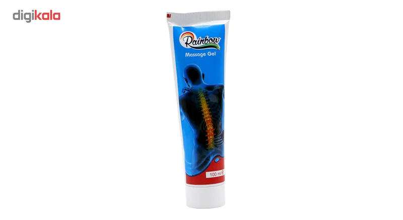 ژل ماساژ و ضد درد رینبو مدل Massage Gel حجم 100 میلیلیتر با عصارههای رزماری، گزنه، آویشن، بابونه، مورد، رازیانه و کرفس همراه با اسپری ضد درد مجوز سازمان غذا و دارو ایران - تصویر 3