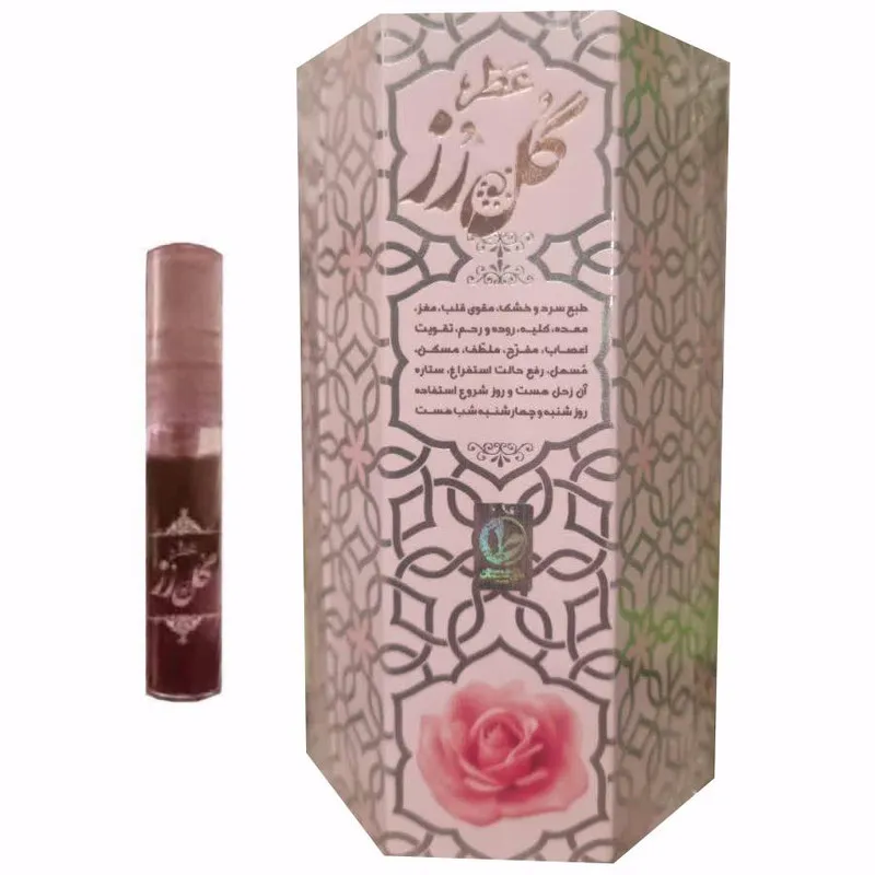 عطر جیبی طیبستان مدل گل رز حجم 5 میلی لیتر 