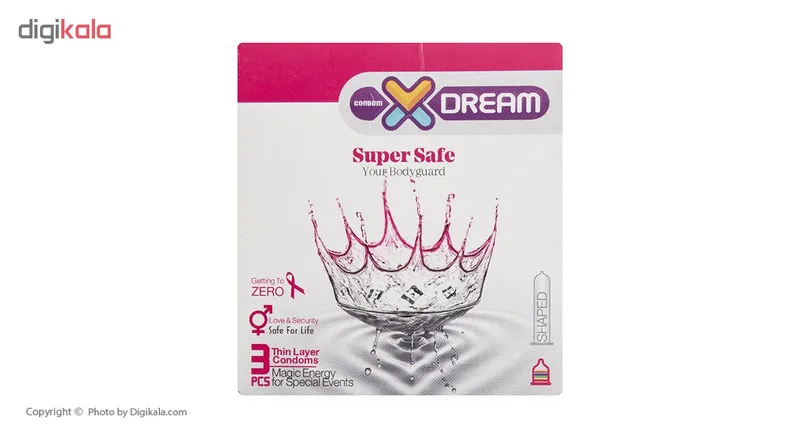 کاندوم ایکس دریم مدل Super Safe بسته 3 عددی - تصویر 3